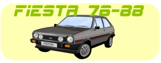Fahrzeugzeichnung Fiesta MK2