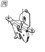 tailgate locking mechanism 2-door  (without door dead locks, no. on part: 93AGA43102AA)