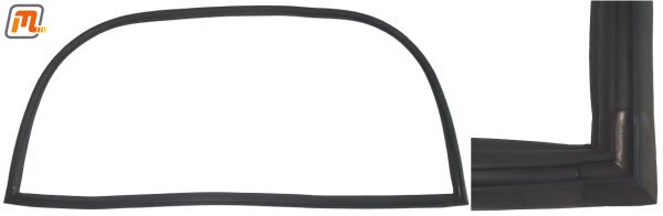 weatherstrip rear window  (only with trim 11mm, reproduction, as original)