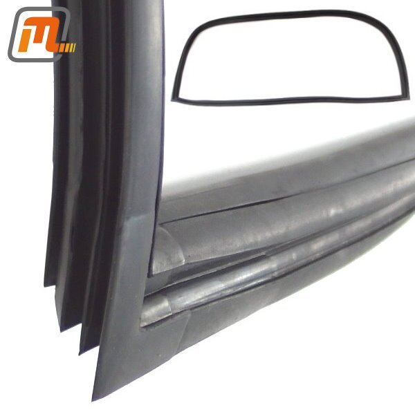 rubber seal rear screen sedan  (only with plastic trim 11mm, reproduction, as original, trim not included in scope of delivery)