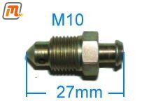 brake caliper front air vent screw  (2-piston type)