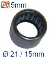 gearbox-manual crank spigot bearing  (pilot bearing)  DOHC 2,0l & 2,0i  77-92kW  (21,0 x 15,0 mm)