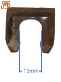 brake hose retaining clip front  (only fro front drum brakes)