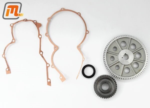 timing gear set V6 3,0l  2-pieces  (steel type, incl. gaskets & sealing ring)