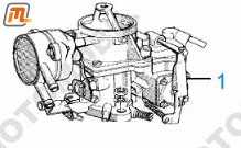carburettor V4 1,3-1,7l  45-65HP  (with automatic choke, 