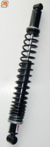front axle - shock absorber oil-filled  (with integrated spring for heavy load)
