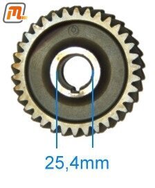 timing gear crankshaft V6 2,0-2,8i  (crankshaft spigot-Ø 25,4mm)
