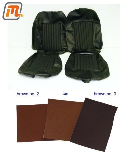 1 Stears Autositzbezüge aus PU-Leder, Vorder- und Rückenschutz
