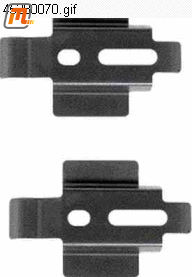 brake pads mounting kit rear  1,8-2,9i  51-110kW  (complete set for one axle)