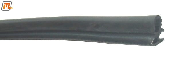 rubber seal door  (black, profile, 4m, for 1 door)