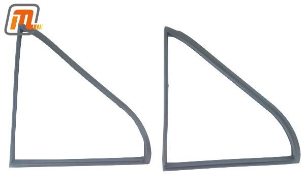 weatherstrip triangle window front 4-door set  (not for swivel window, reproduction, set for both sides)