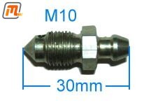 brake caliper front air vent screw  1,7-2,3l