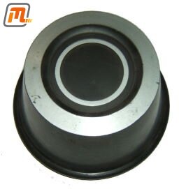 wheel hub cap for steel wheel  (black / silver, plastic)