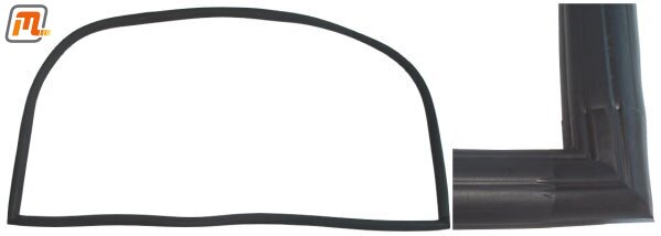 rubber seal rear screen sedan  (not with plastic trim, reproduction)