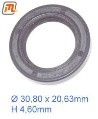 steering sealing ring  (only for power steering, 