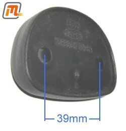 outside mirror mounting pad left hand  (not remote controlled)
