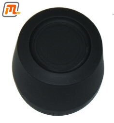 wheel hub cap for steel wheel  (black, plastic)
