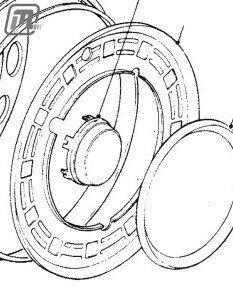 wheel cap wheel trim ring for steel wheel  FT 80-115  (short wheel base = 2,7m)