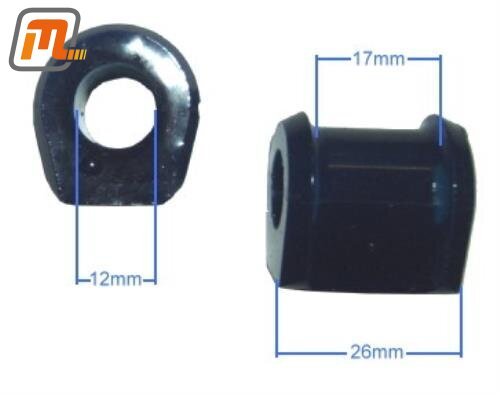 hand brake cable guide sleeve  (support on floor, 