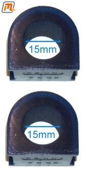 Hinterachs-Stabilisatorgummi an Achse Ø 15mm  