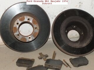 Ford Granada Mk1 Bremsscheiben Alt